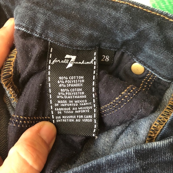 Sz 28 seven for all mankind mid rise skinny - Picture 4 of 5